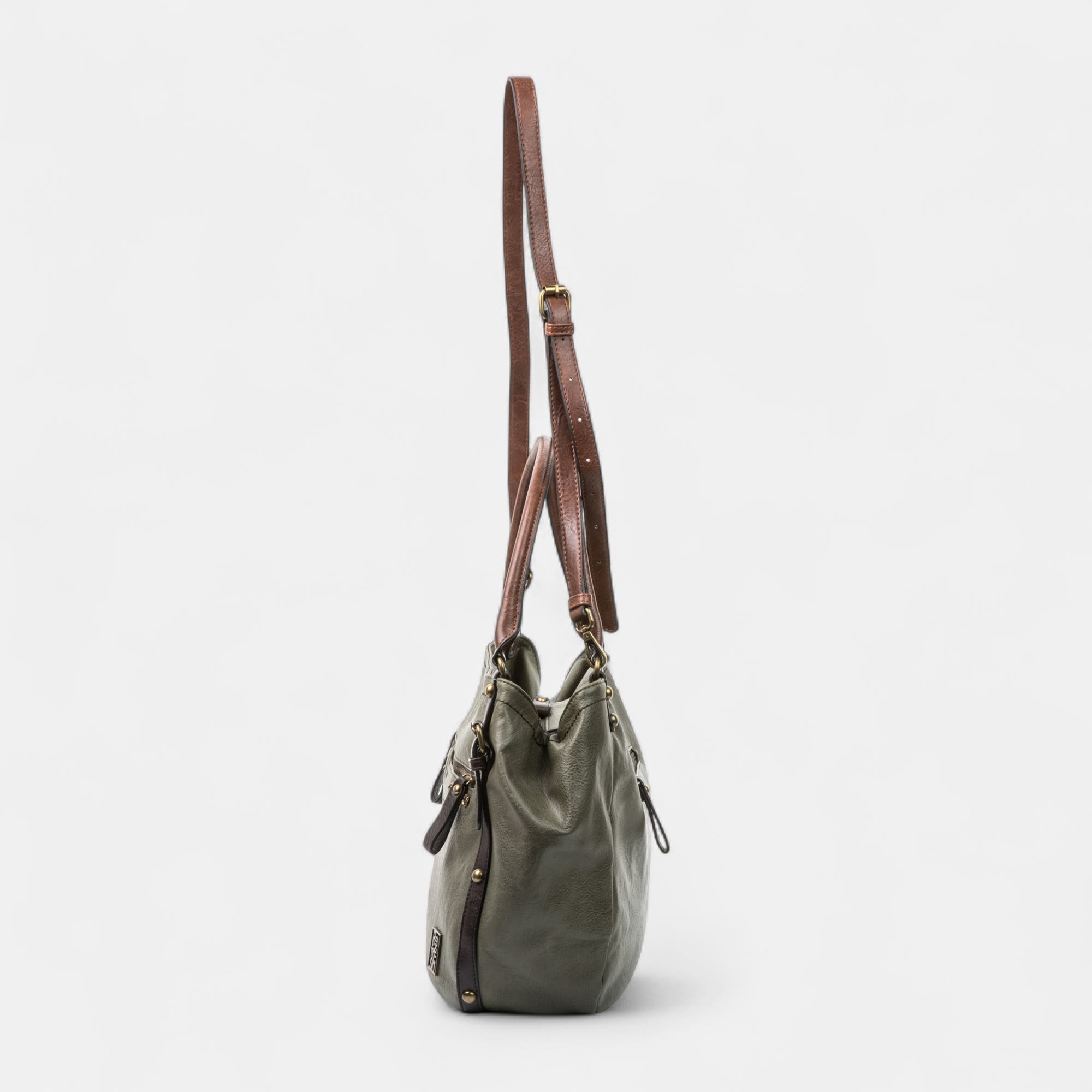 Sac de shopping kaki