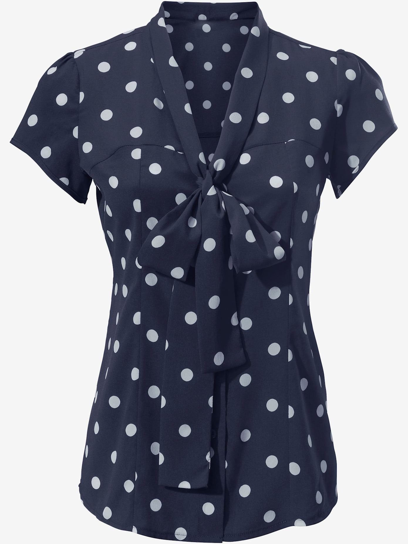 Chemisier à pois motif à pois tendance