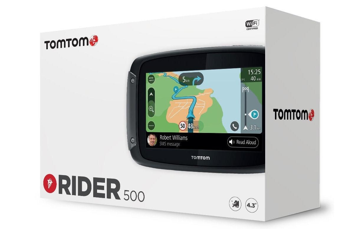 TomTom Motorrad-Navigationsgerät »Rider 500 EU« ( inklusive lebenslanger Kartenupdates)