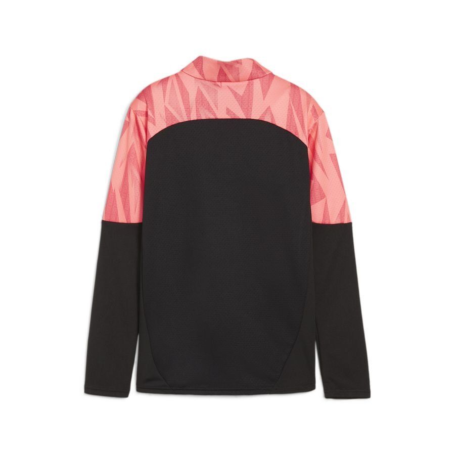 PUMA Maillot d'Entraînement IndividualFINAL Fermeture Éclair 1/4 Forever Faster - Noir/Crépuscule Enfant