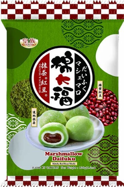 Royal Family Mochi met Matcha Rode Bonen Smaak 120g