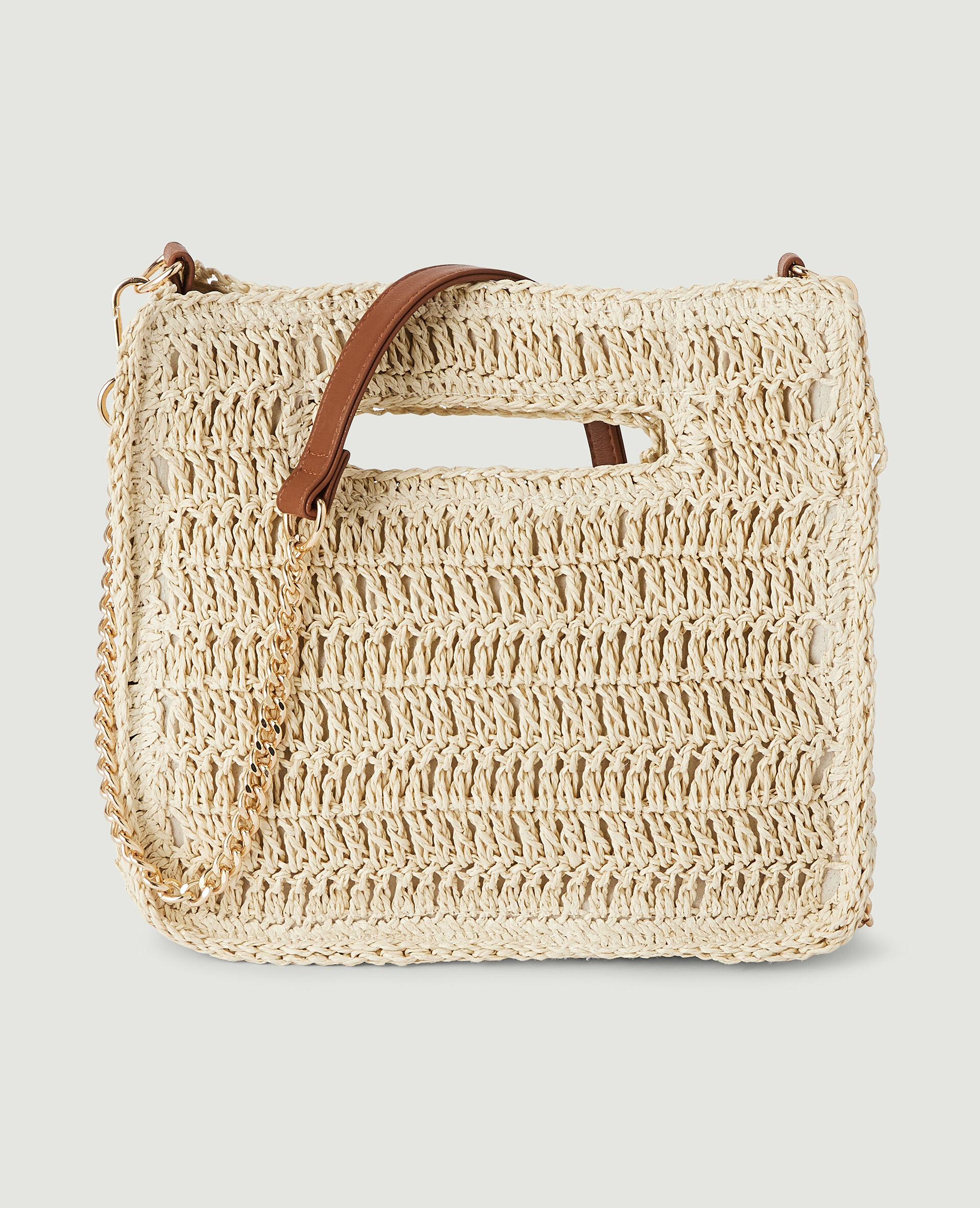 Sac en paille - Blanc