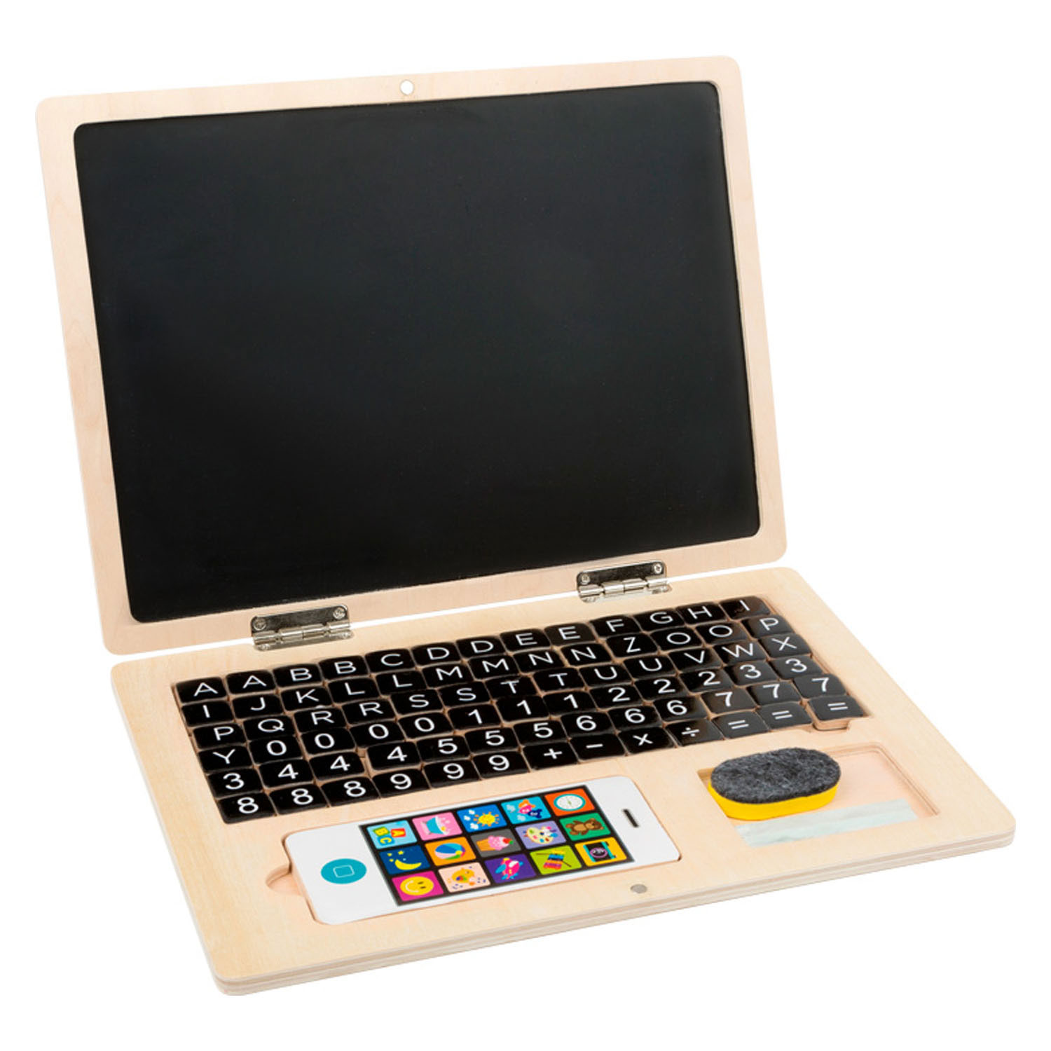 Small Foot-Houten Laptop met Magneetbord