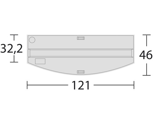 JUWEL Vision 260 aquarium met LED-verlichting, verwarming, filter, zonder kast, licht hout