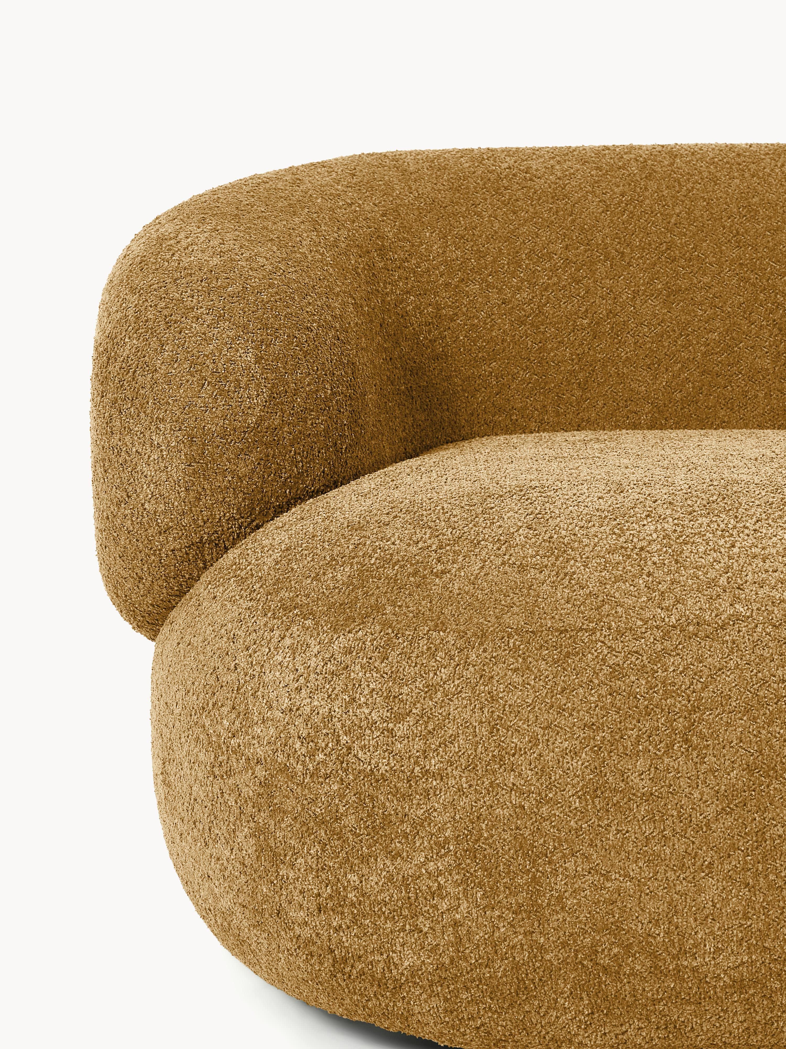 Bank Alba (4-zits) uit teddy-bouclé