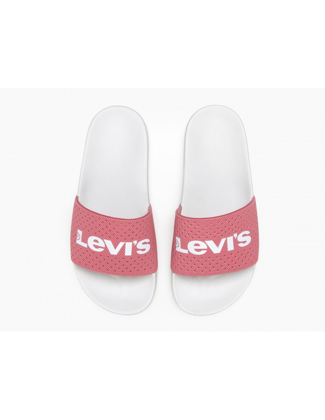 levi's Claquettes Femme June Perf s rose/blanc