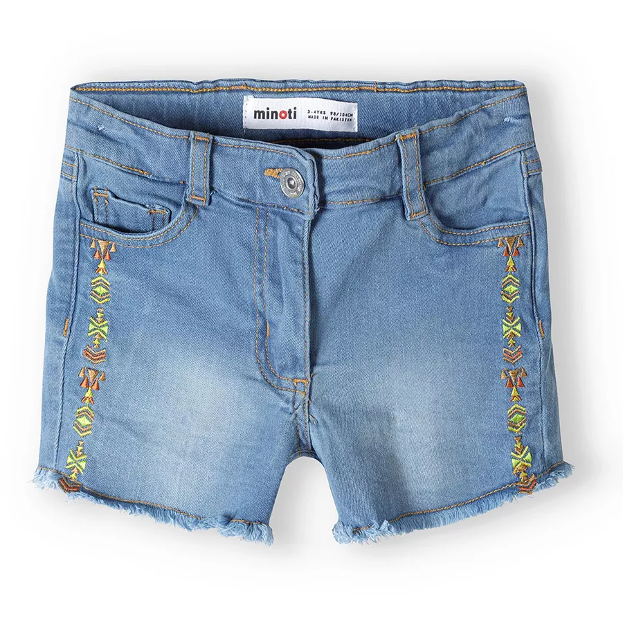 MINOTI Jeansshorts Denim-Blau