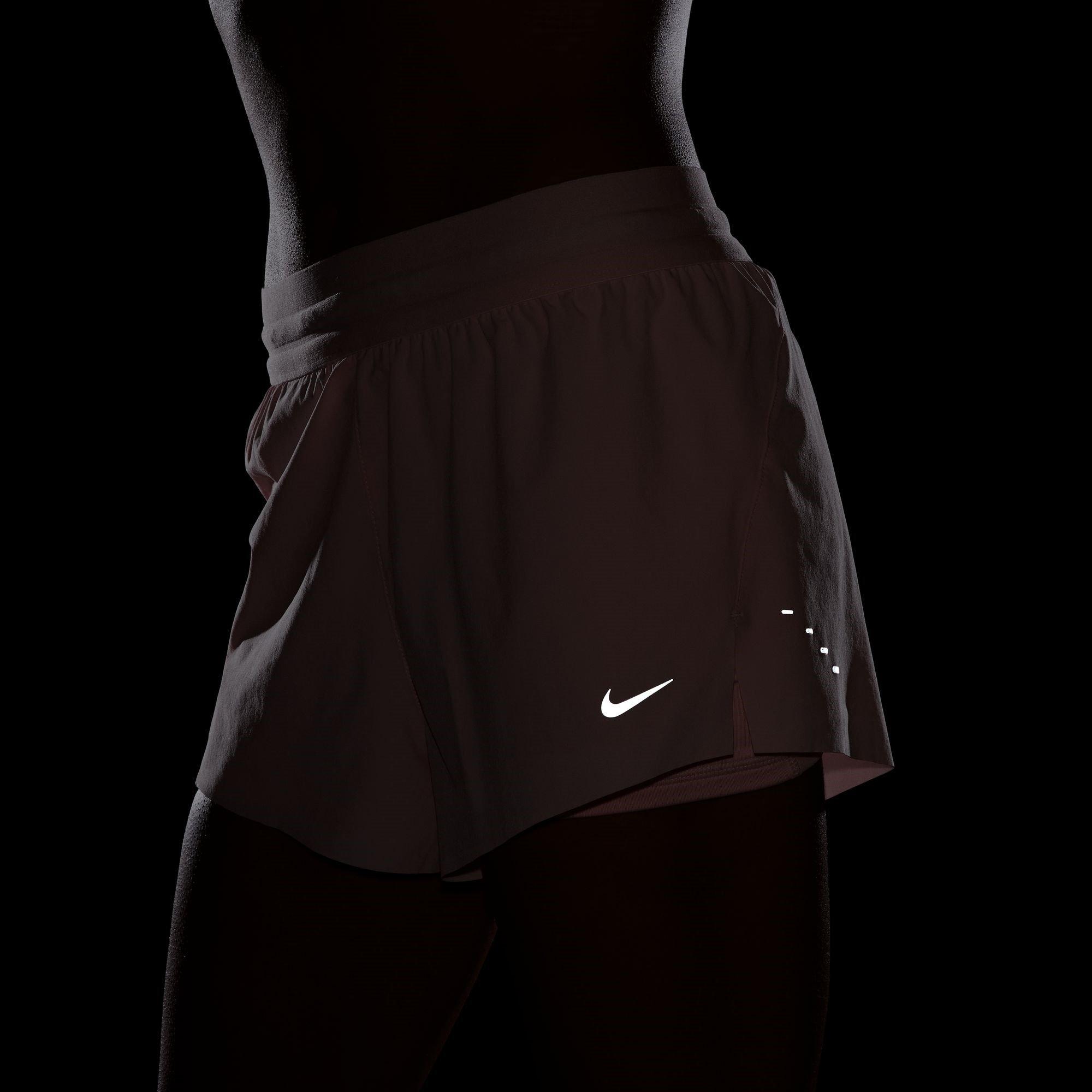 Nike Dri FIT Swift Womens Mid Rise 3 2 in 1 Shorts