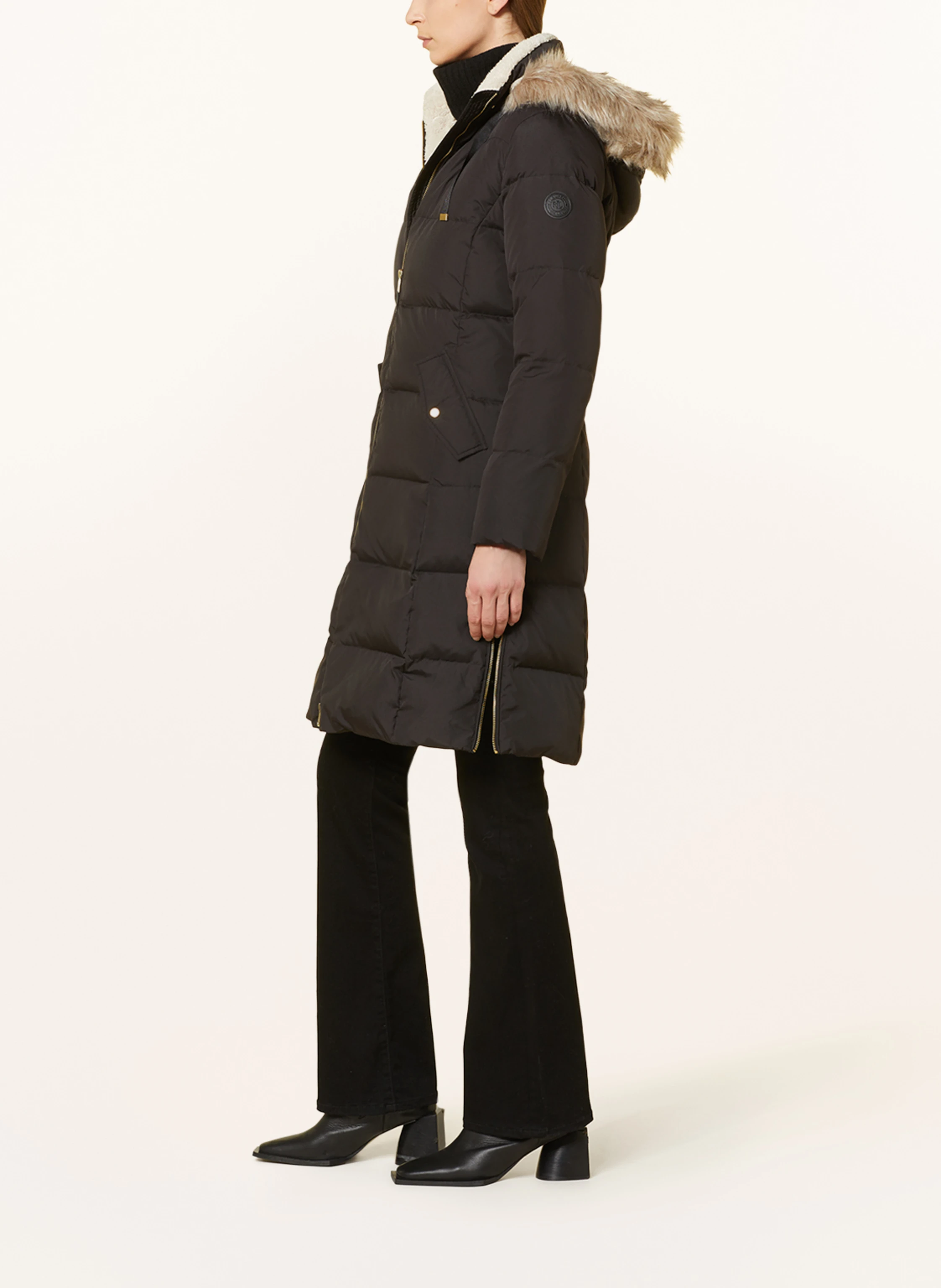LAUREN RALPH LAUREN Steppmantel mit Kunstfell