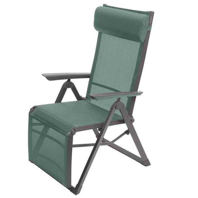 Fauteuil de jardin DECIMA Vert olive / Anthracite