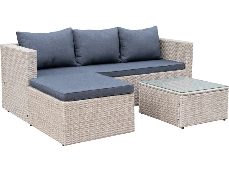 NORDIcated Kanan Loungeset Gartenlounge
