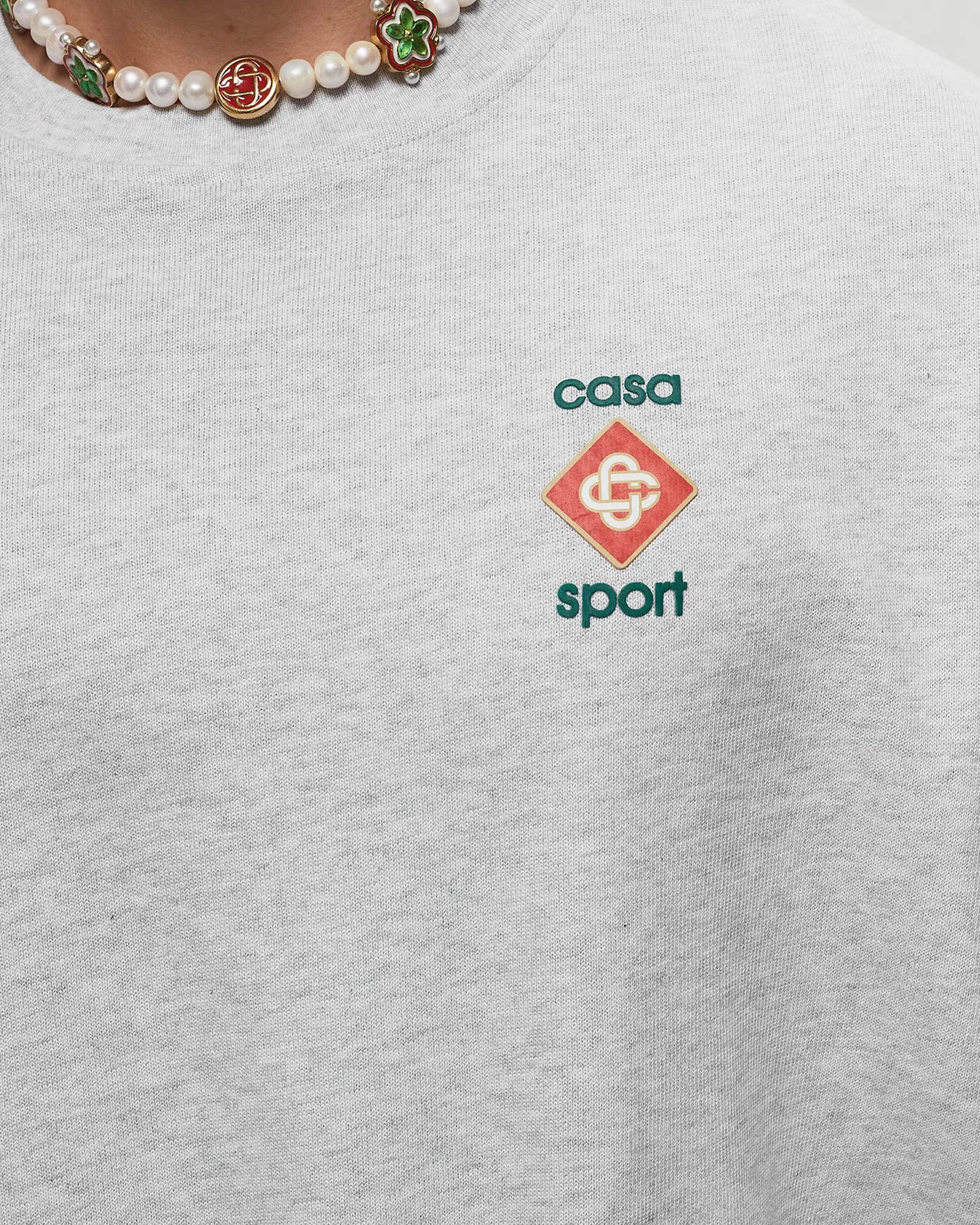 Casablanca CASA SPORT ICON 3D PRINTED OVERSIZED T-SHIRT