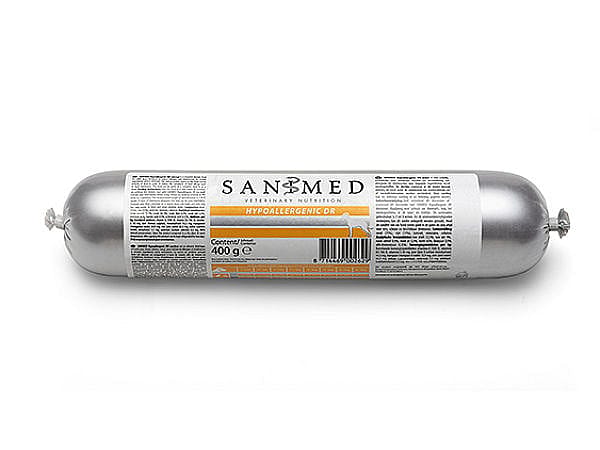 Sanimed Hypoallergenic Hond DR Worst (Eend en Rijst) 5 x 400 gram