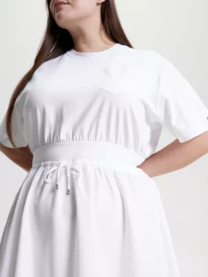 Vestido Curve Drawstring Popeline Fit And Evasê
