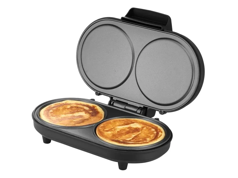 UNOLD 48165 American - Pandekagepande - 1 kW - børstet rustfrit stål/sort