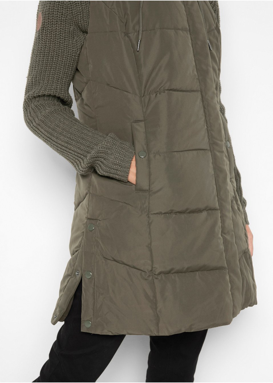 Veste sans manches matelassée en polyester recyclé