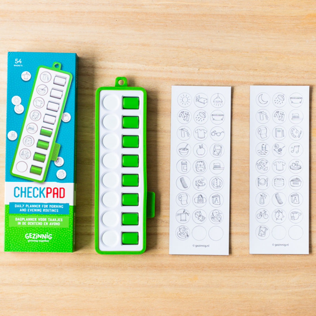 Gezinnig dagplanner groen