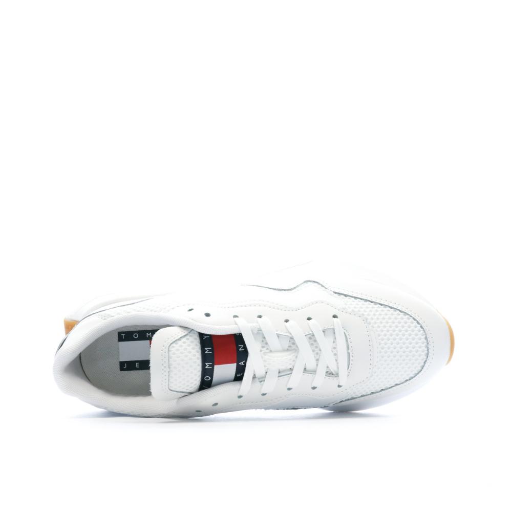Tommy Hilfiger Baskets Blanches Femme Tommy Jeans New Runner