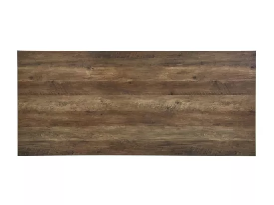 Table à manger haute EDWAR longueur 180cm en décor mango, idéal pour une salle à manger conviviale