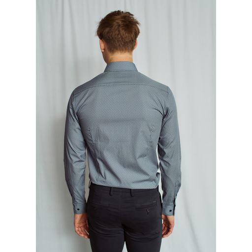 Bruun & Stengade Dwight Skjorte, Dark Blue, 46