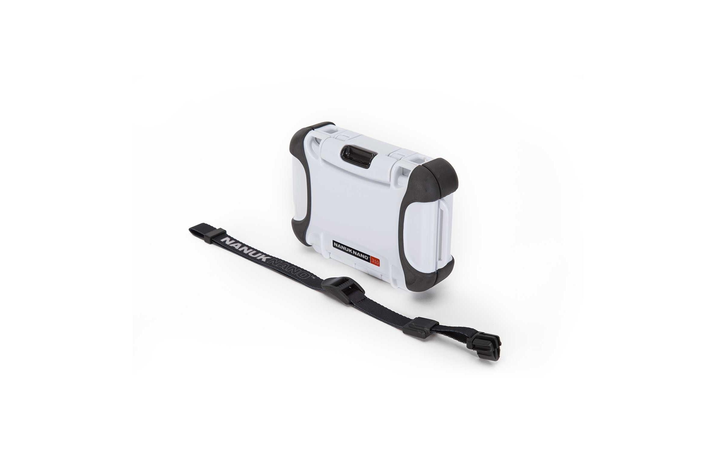 Outdoor-Koffer Nano Case 310 (131 x 77 x 28) weiss WeissNANUK NANO Case mit patentierten PowerClaw-Verschlusssystem und wasserfesten Design.