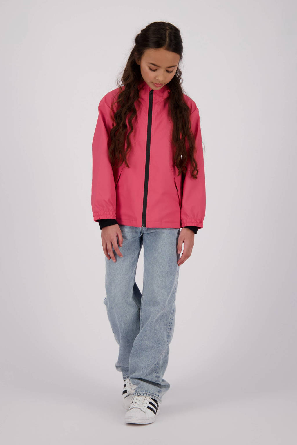 Vingino kids regenjas Thyfoon koraalroze