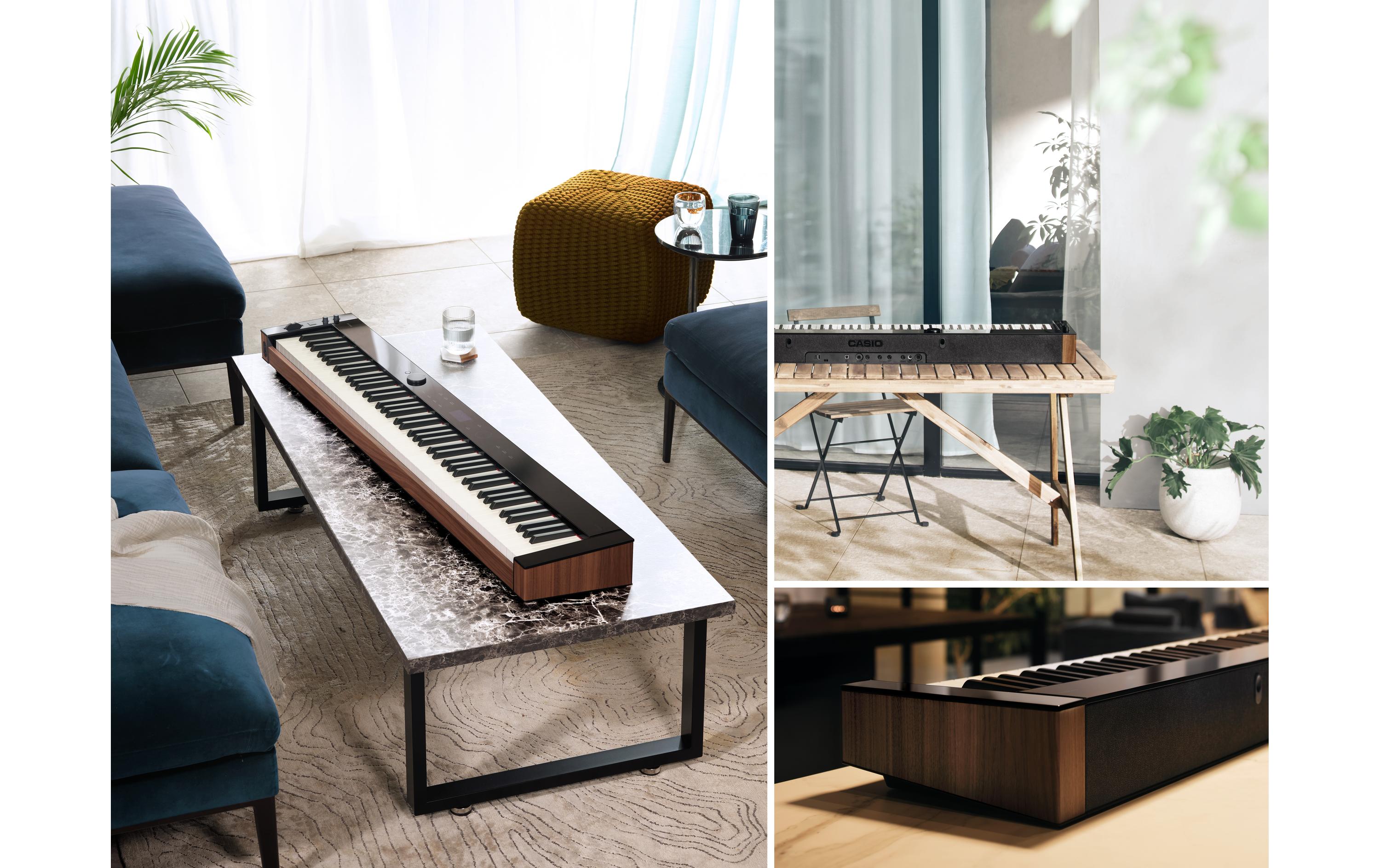 E-Piano Privia PX-S6000 – Schwarz<br>Digitalpiano mit dem authentischen Anschlag eines Flügels, innovativer Klangtechnologie und stilvollem Gehäuse mit Holzdekor