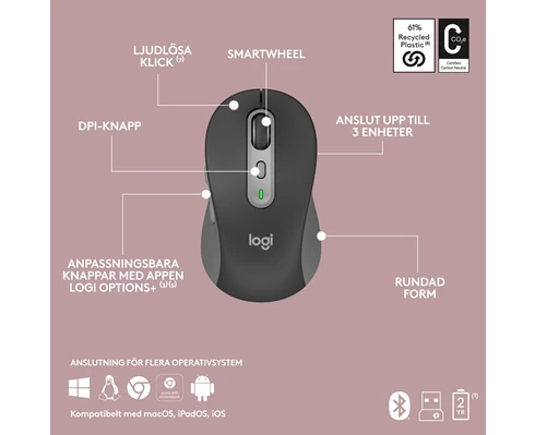 Logitech Signature Slim Combo MK950 - Graphite