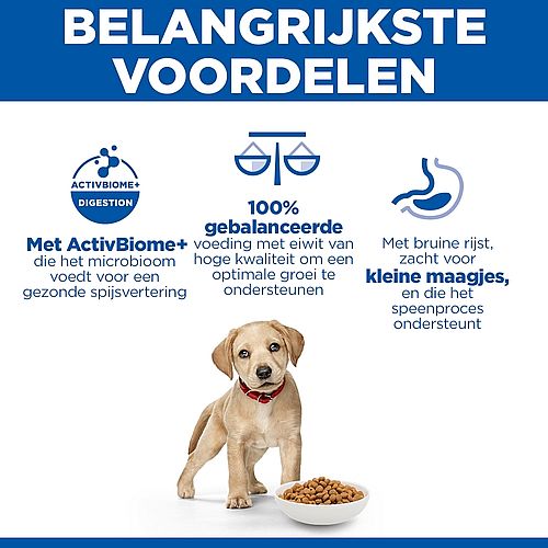 Hill's Science Plan Perfect Digestion Large Puppyvoer Kip & Rijst 14.5 kg | 12599