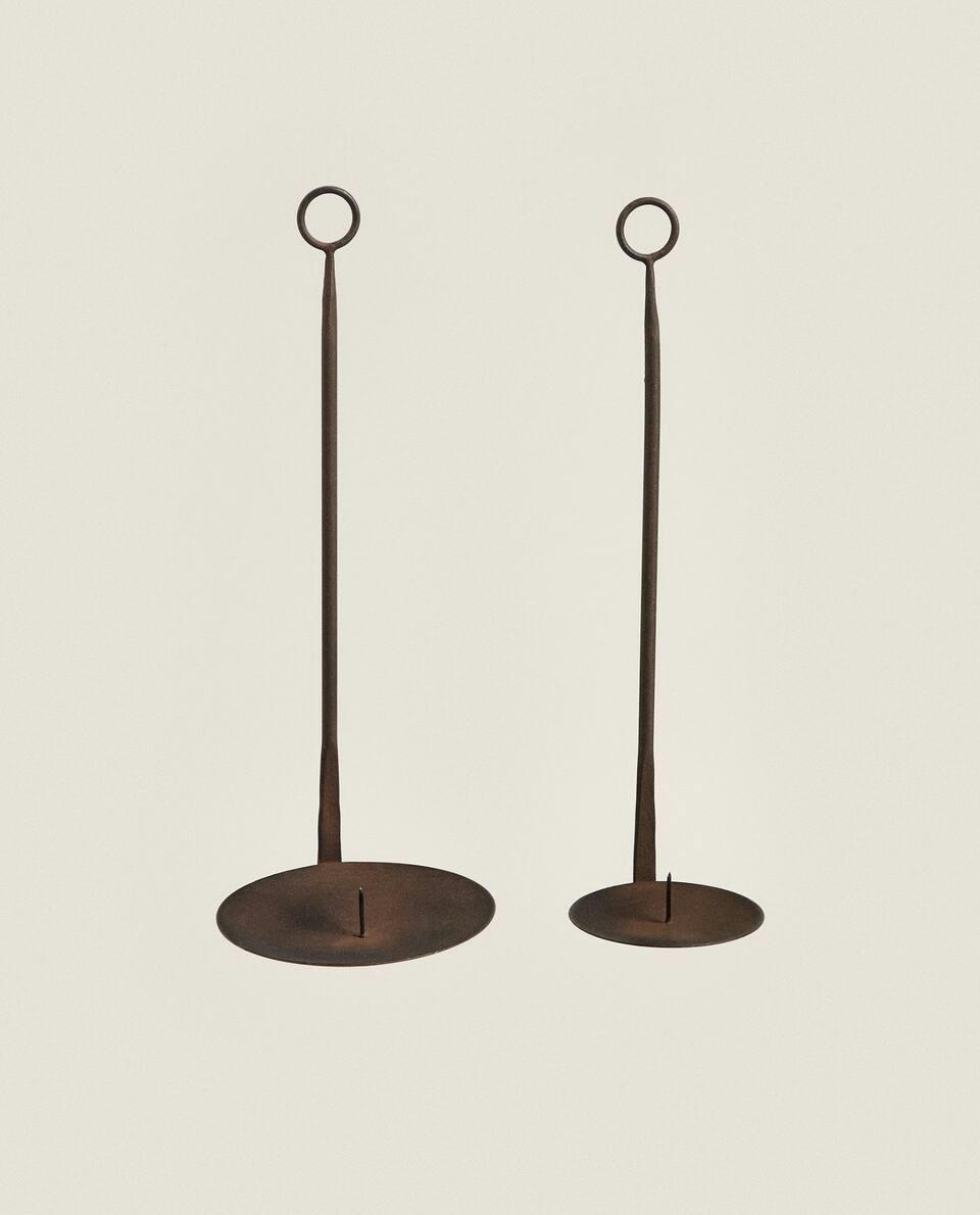 SUPORTE DE FERRO PARA VELAS