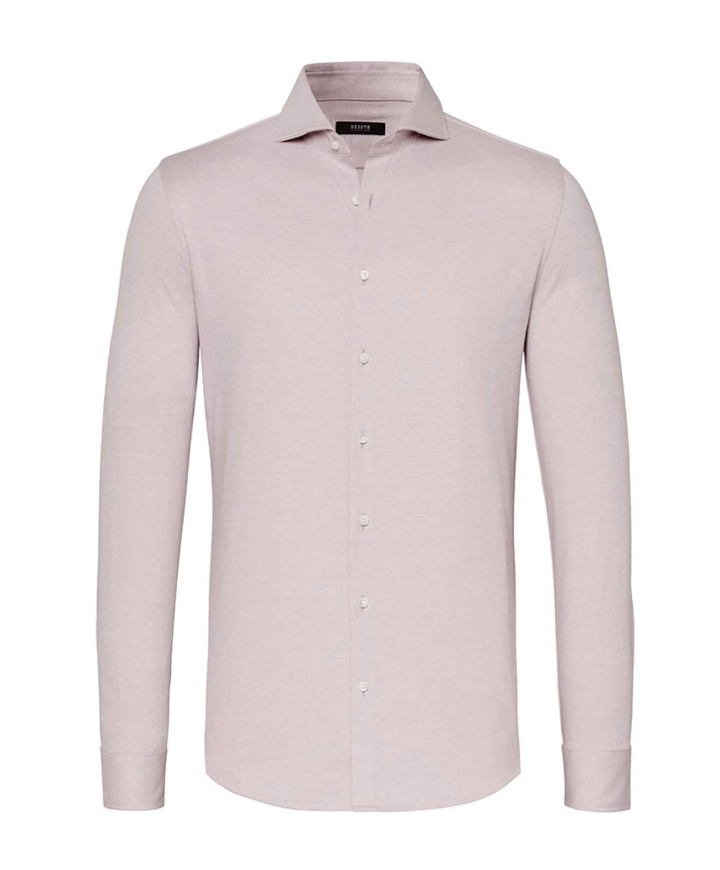 Desoto Heren overhemd lange mouw roze