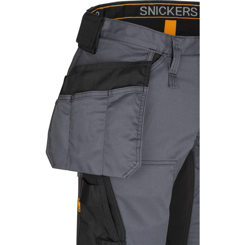 Snickers AllroundWork stretch werkshort met holsterzakken slim fit 6141 48 grijs*