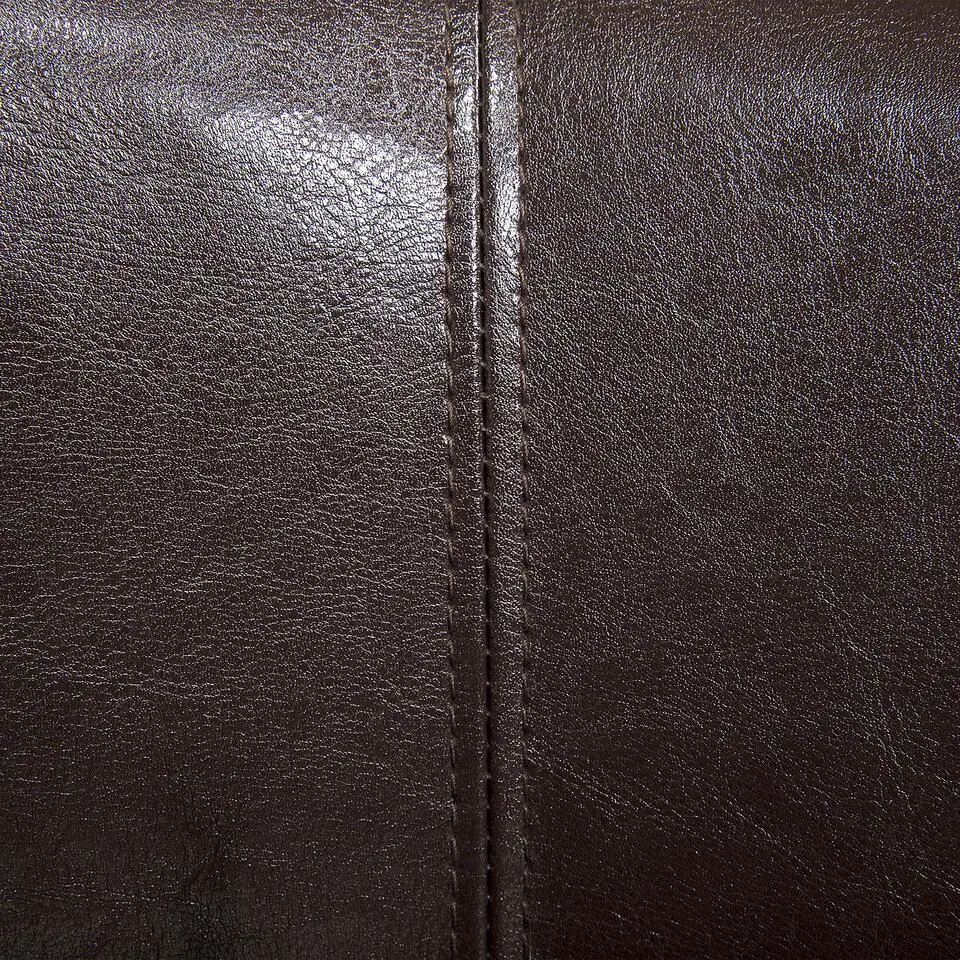 BORWICK - Fauteuil - Bruin - Kunstleer