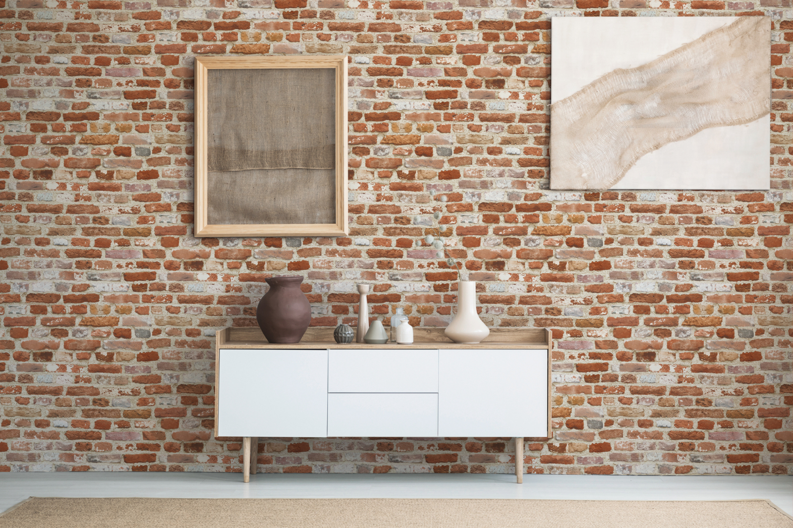 A.S. Creation Vliestapete BRICKS & STONES - rot-braun - Steinoptik - 10 Meter