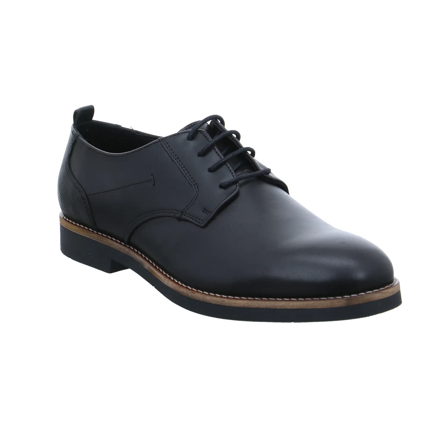 HOLD Halbschuh-City Schwarz Leder