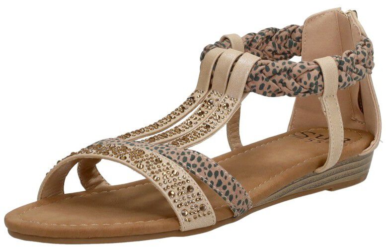 Sub55 Sandalen Plat beige
