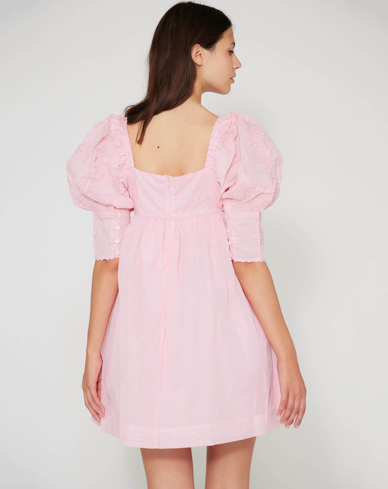 Manoush Robe Babydoll Bridgerton rose poudre