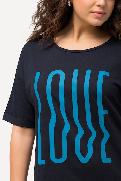 T-Shirt, LOVE, Oversized, Rundhals, Halbarm