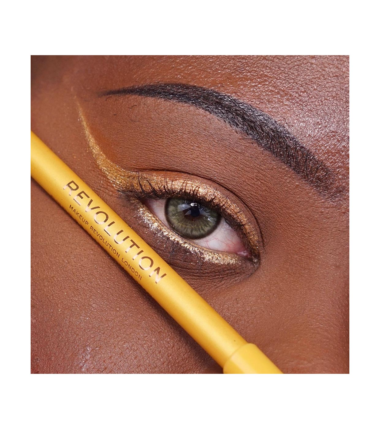 Revolution  - Delineador Streamline Waterline Eyeliner Pencil - Gold