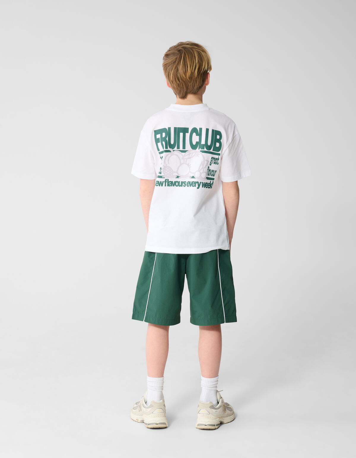 Sporty Piping Short Groen