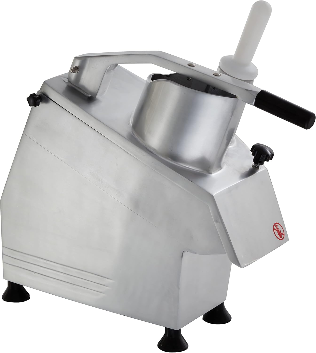 Gemüseschneider I Elektrischer Gemüseschneider I 300 kg/h Leistung I 5 Scheiben Ø 2-7 mm I Aluminium I Gemüse-Cutter für Gastronomie