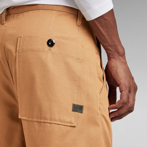 G-Star Raw - D21458 C962 WORKER CHINO SHORT-3886 CHIPMUNK Beige