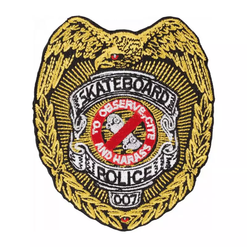 Promotion POWELL PERALTA patch skateboard police