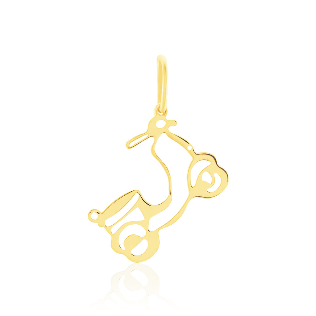 Pendentif Julius Scooter Or Jaune