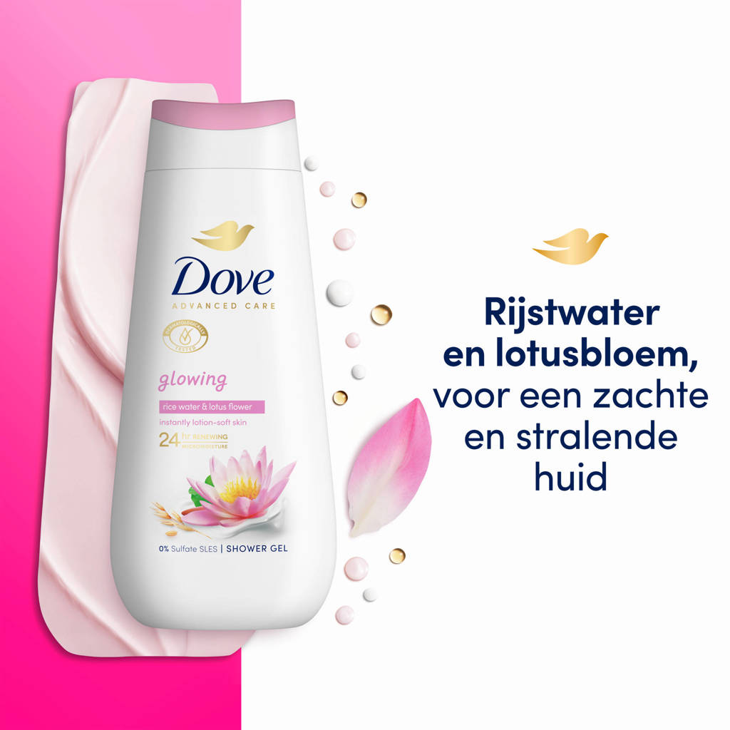 Glowing verzorgende douchegel - 6 x 225 ml
