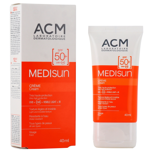 ACM Medisun crème solaire visage SPF50+ - Tous types de peau