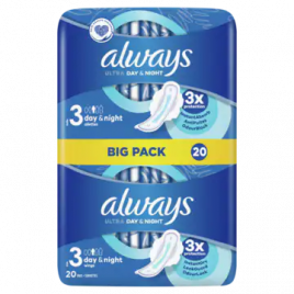 Always Ultra day & night maandverband met vleugels