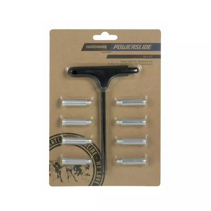 Set de 8 axe de roues POWERSLIDE Torque M7