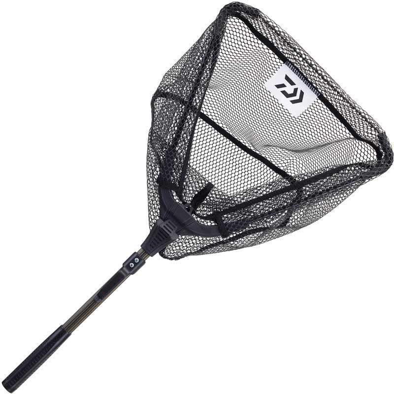 Epuisette Daiwa Filet Caoutchouc Fixe + Attache Ceinture
