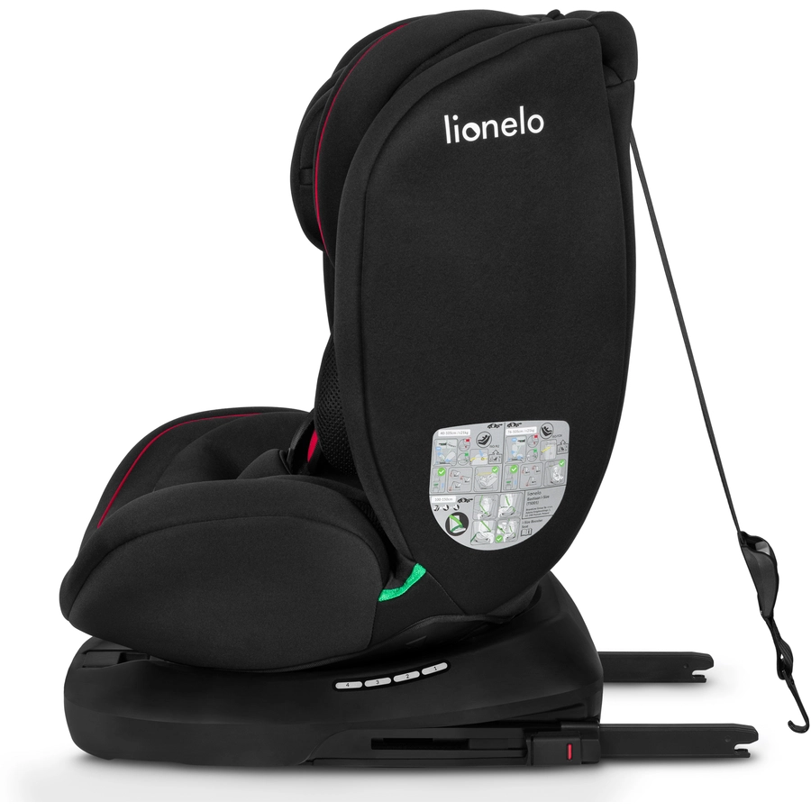lionelo Kindersitz Bastiaan i-Size Black Red